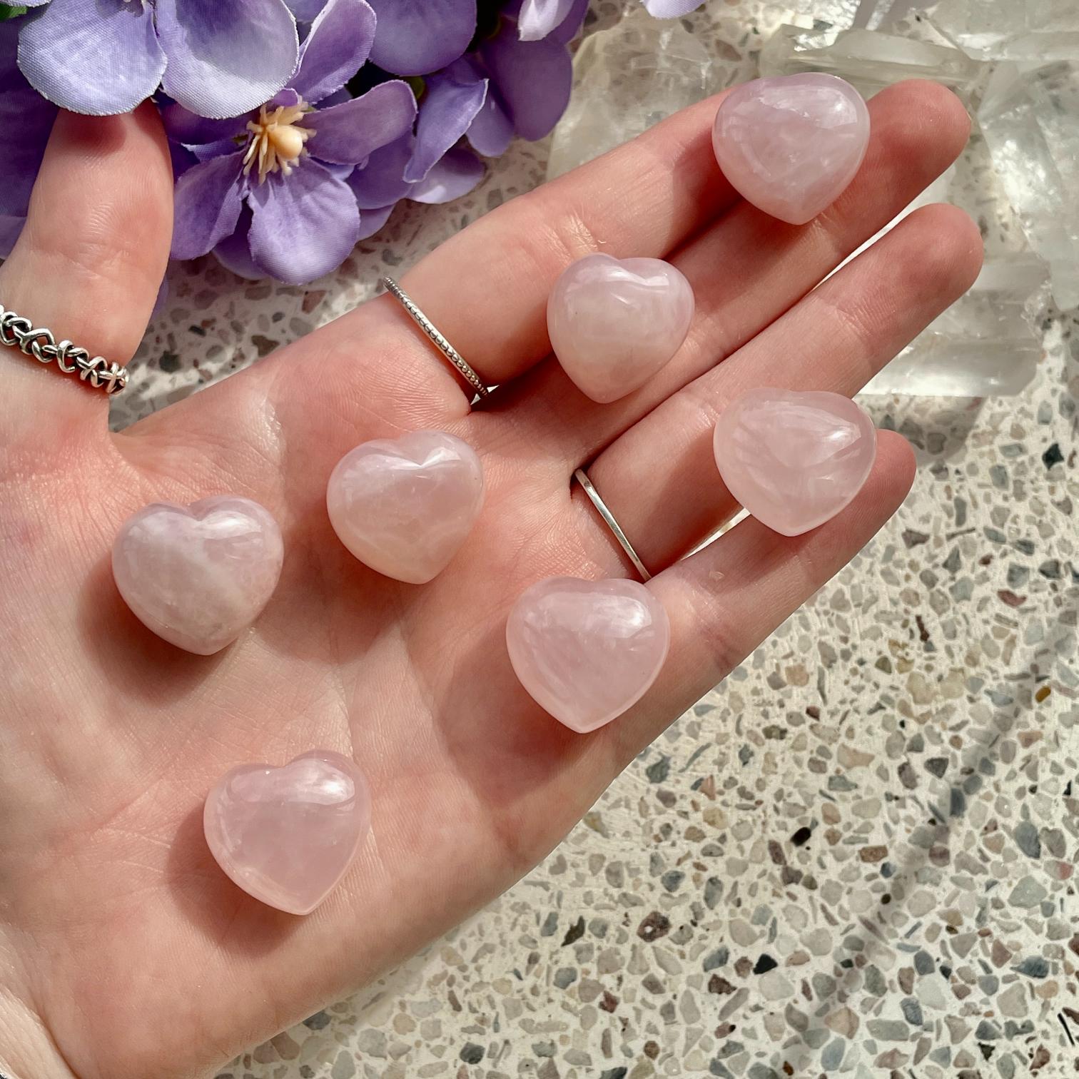 Rose Quartz Heart 2cm Rose Quartz Heart 2cm